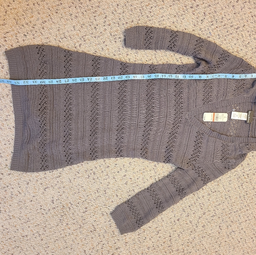 Tommy Bahama V neck Pointelle Sweater